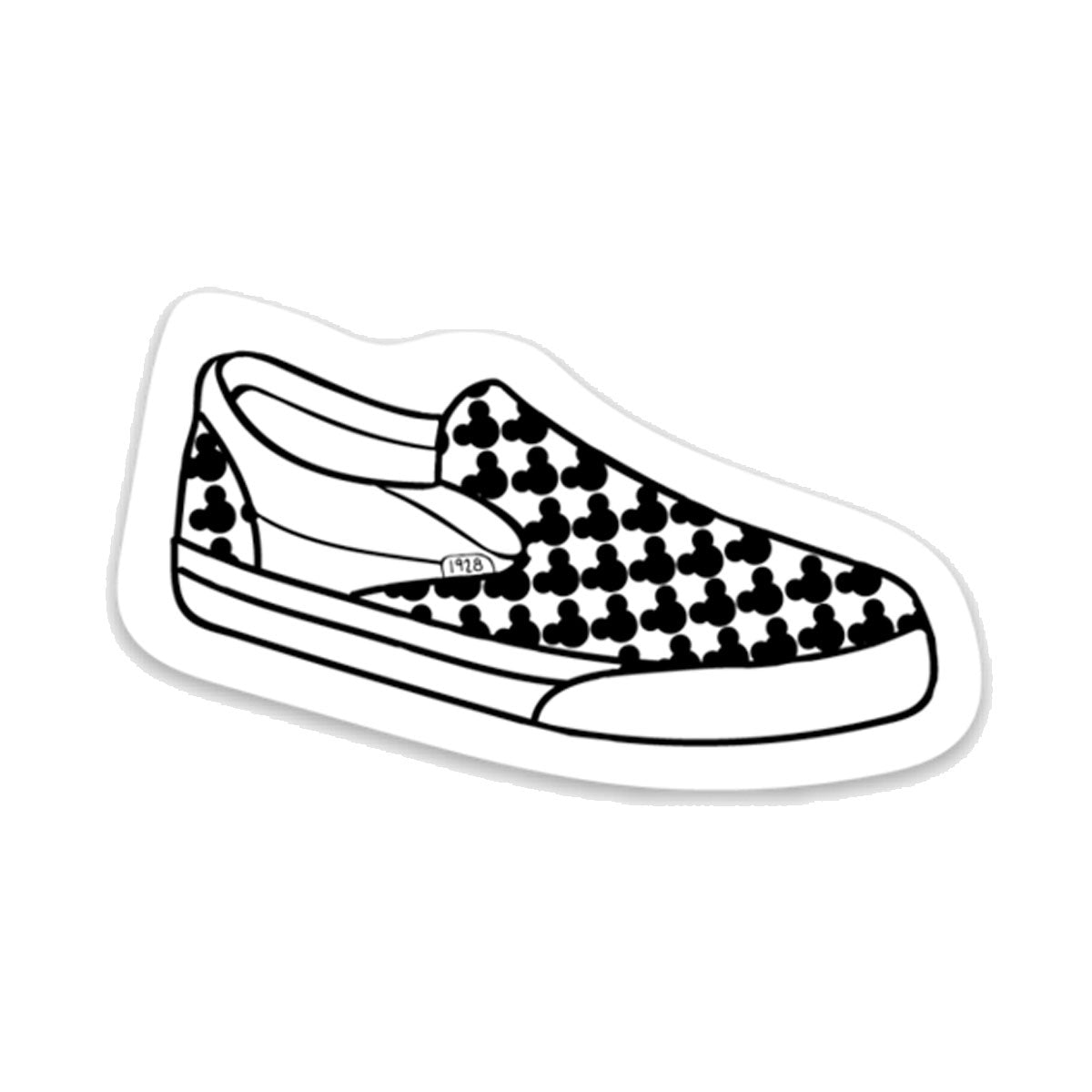 Off the Wall Vans Shoe Decal