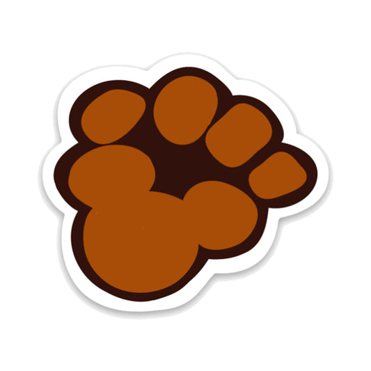 Mouse Paw Print Decal
