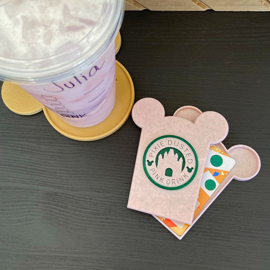 Pink Drink Gift Card Holder - CLEARANCE