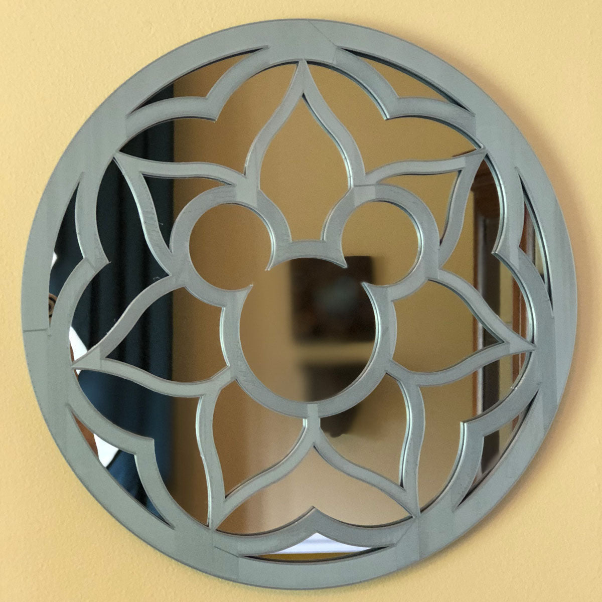 Mandala Mouse Icon Round 10" Mirror