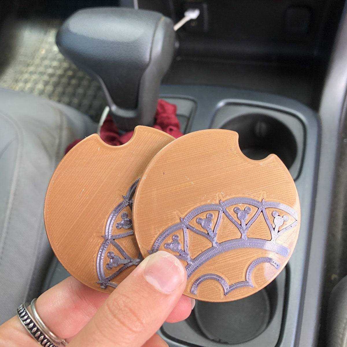 BoHo Car Coasters - Set of 2
