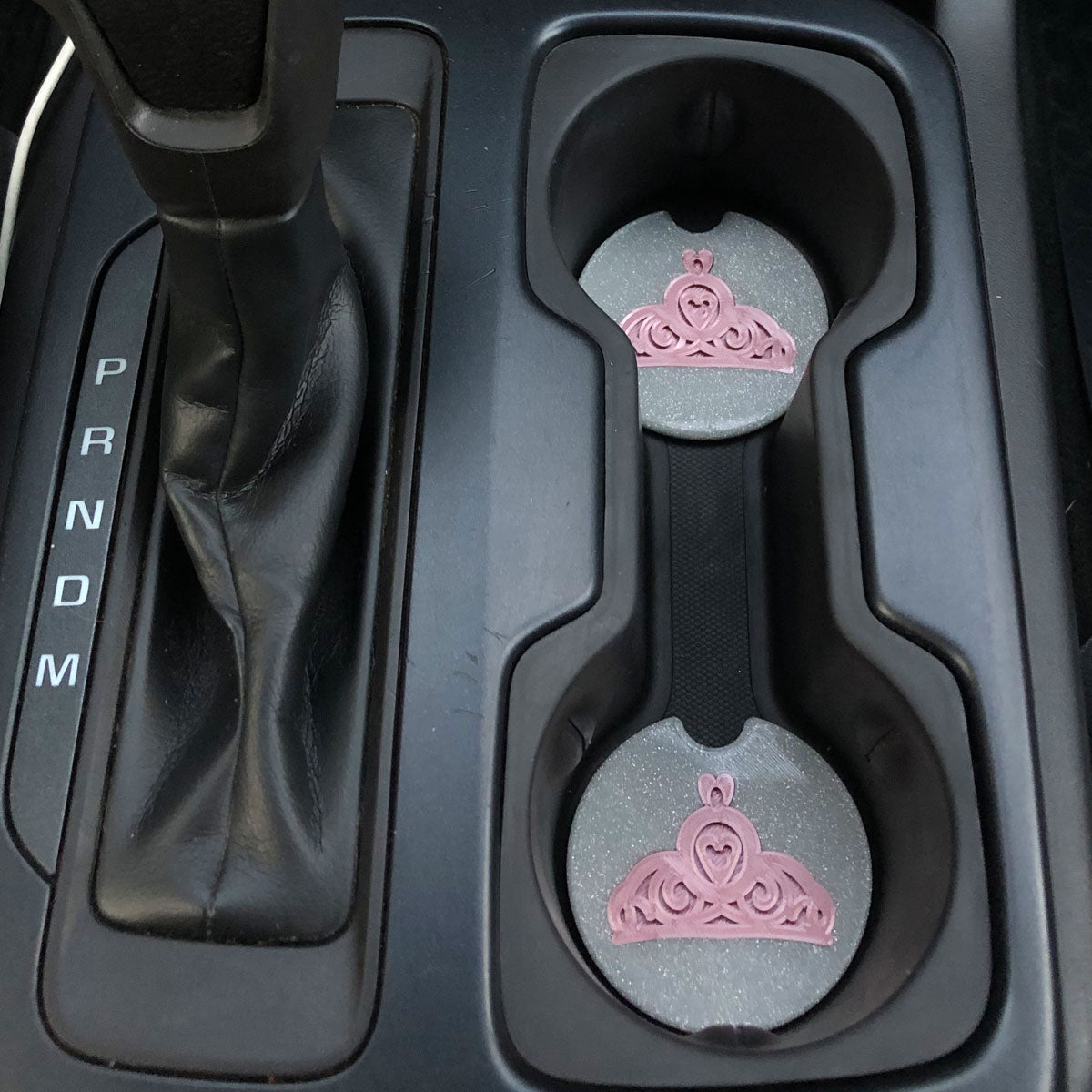 Princess Tiara Car Coasters - Set of 2 - CLEARANCE