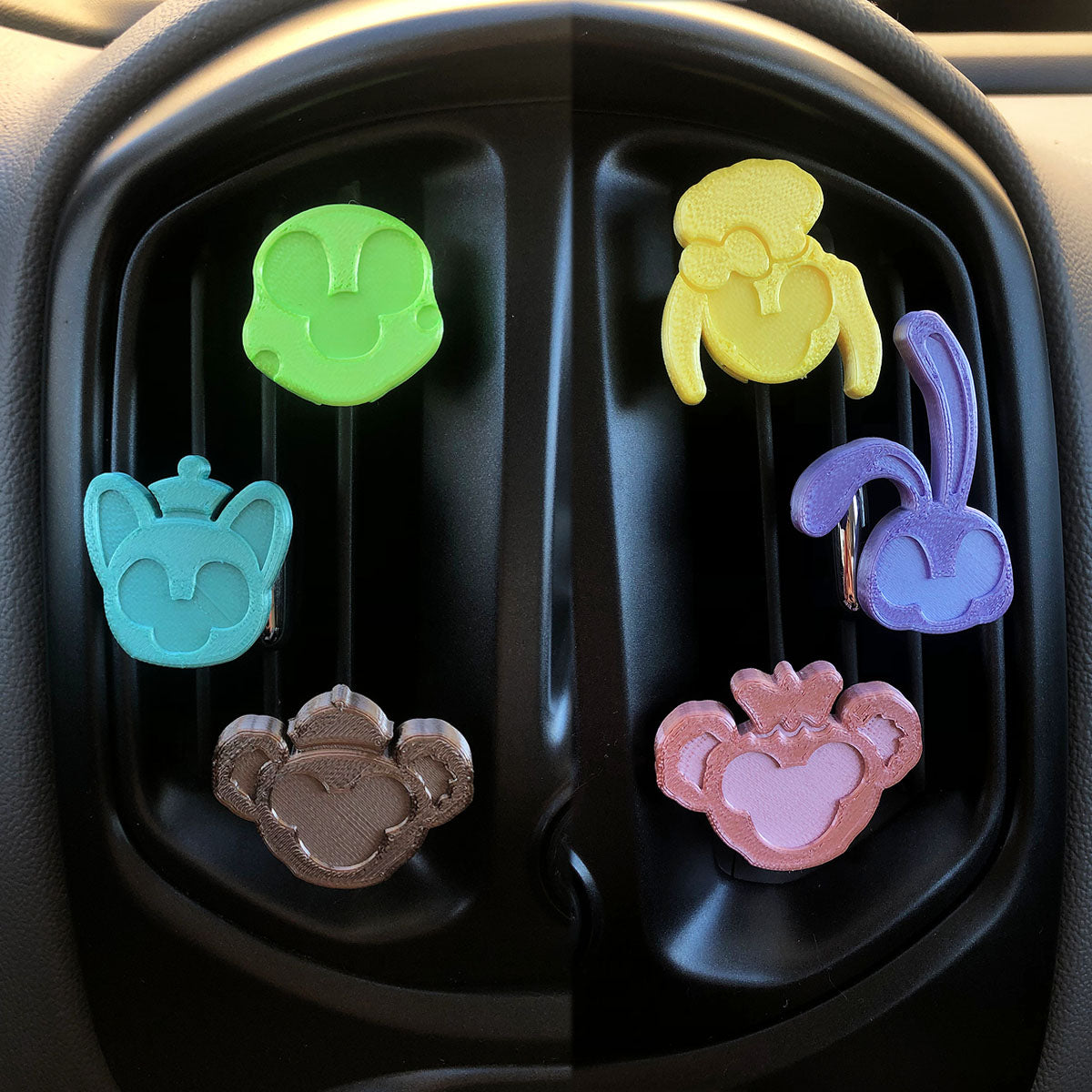 3-Pack Sailor Bear and Friends Car Character Clips - Vent Decor / Holder