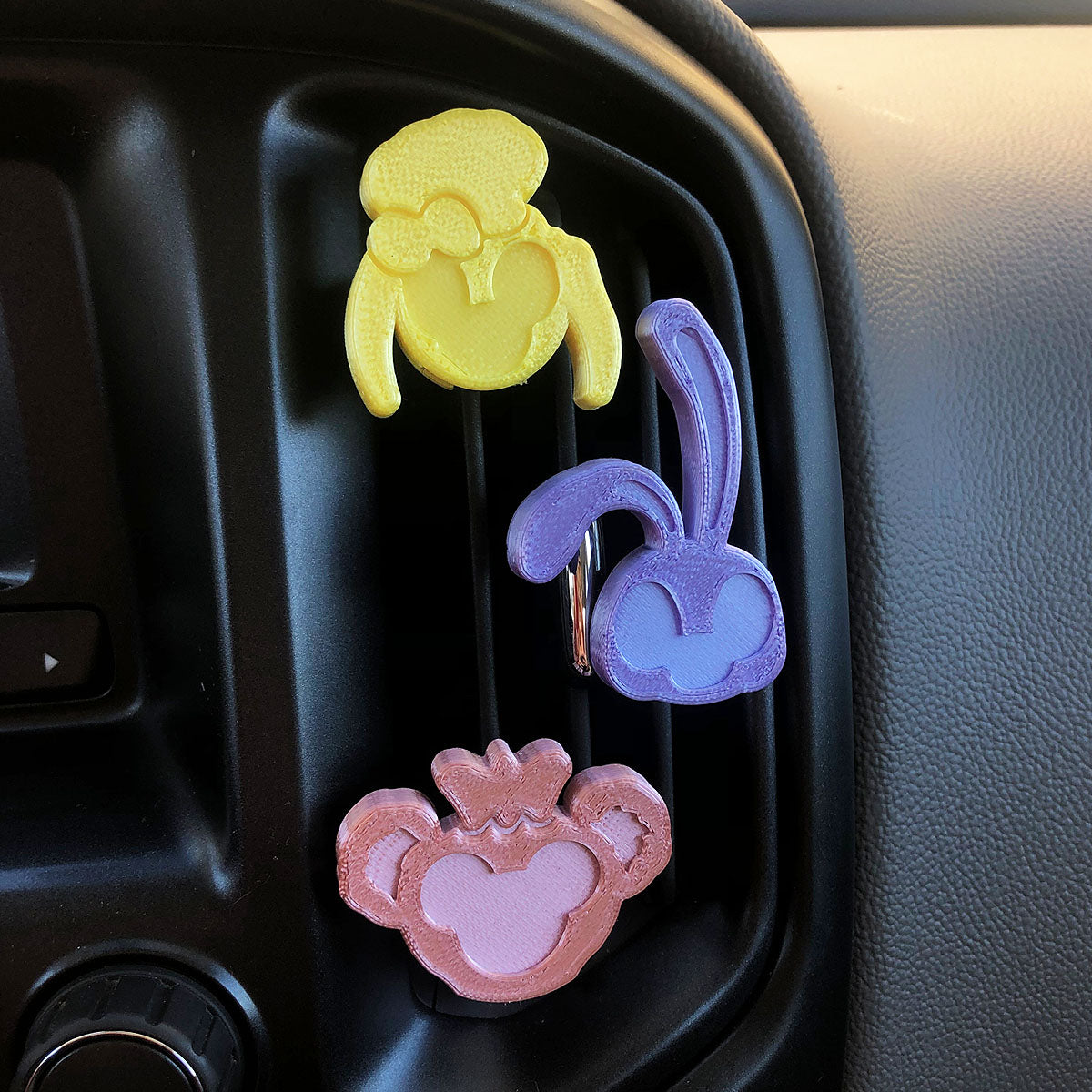 3-Pack Sailor Bear and Friends Car Character Clips - Vent Decor / Holder
