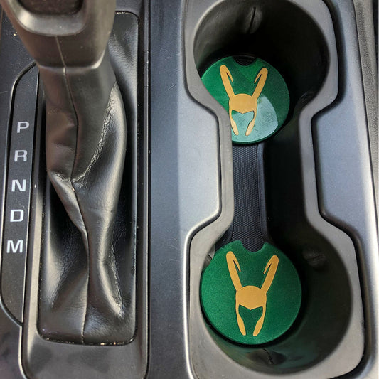 Loki Car Coasters - Set of 2 - CLEARANCE