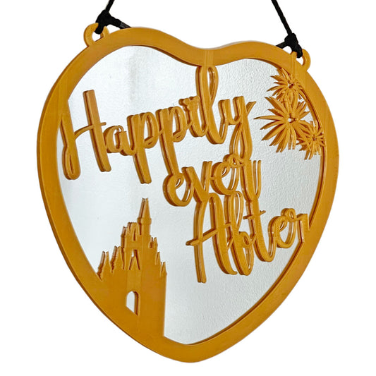 Happily Ever After 10" Heart Mirror - CLEARANCE