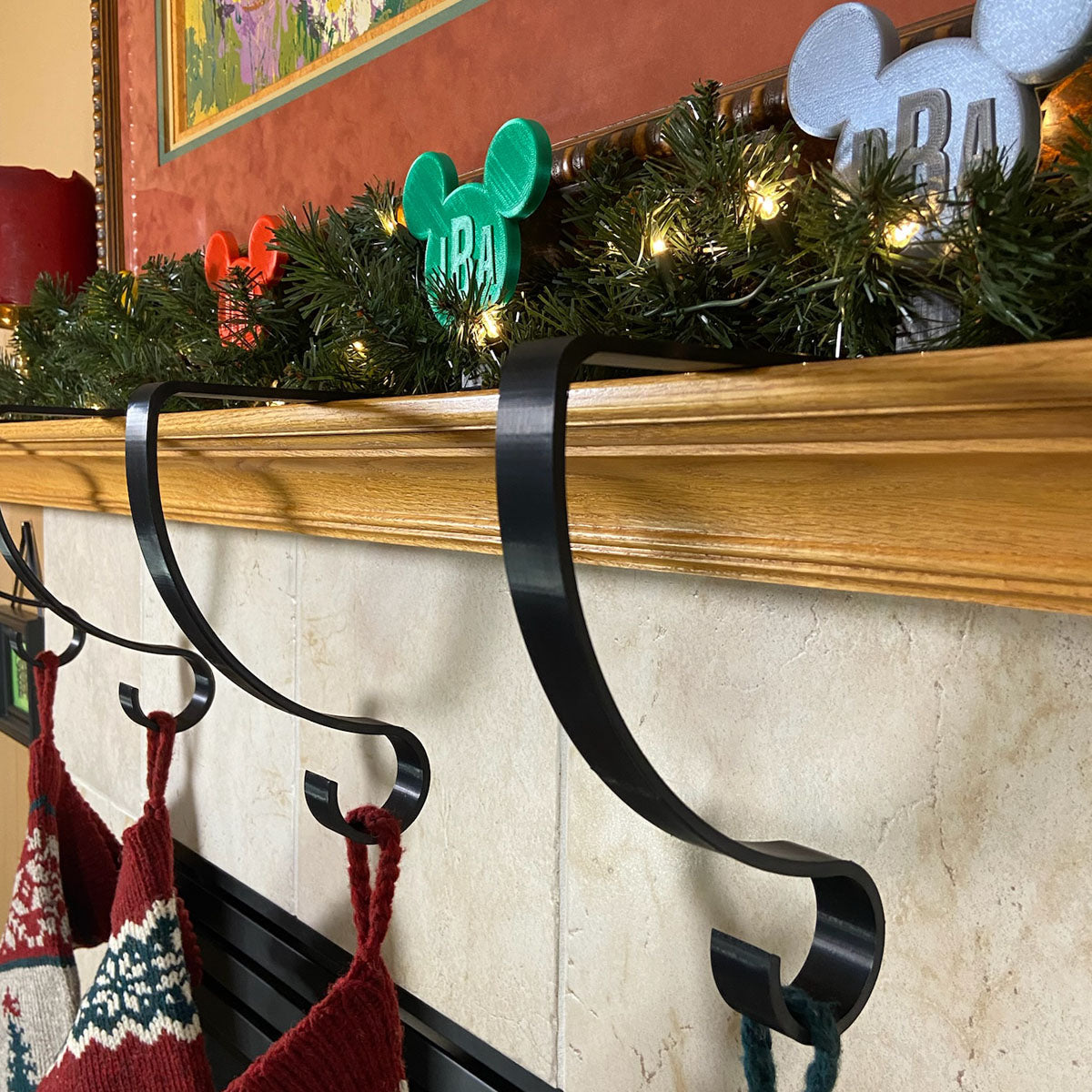 Stocking Hanger with Personalized Icon