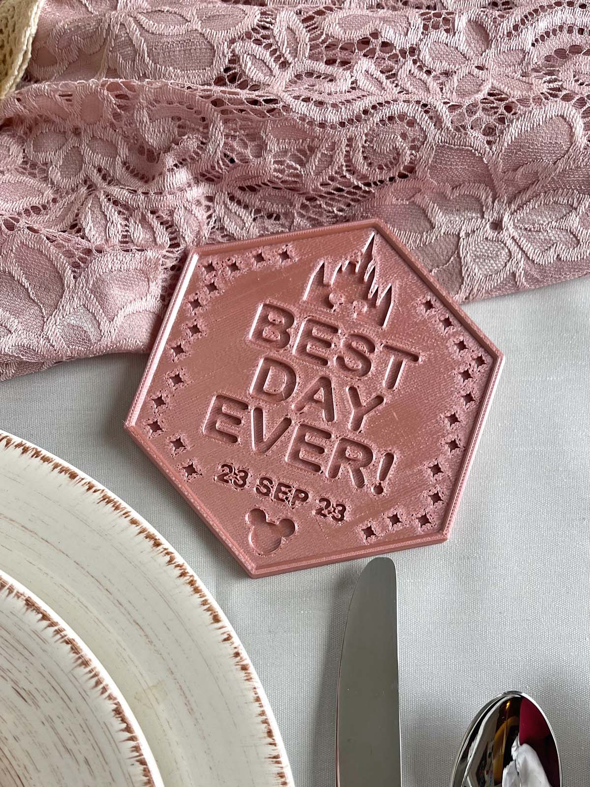 Custom Color Brick Walk Drink Coaster