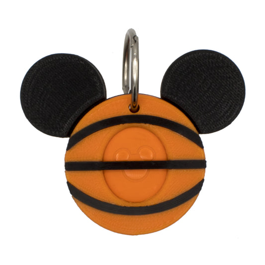 Basketball with Mickey ears Magic Band Buddy for Disney MagicBand 2.0