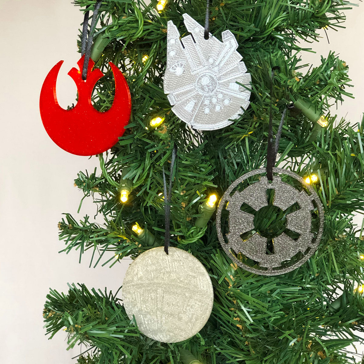 Star Icons Christmas Ornament 4 Piece Set