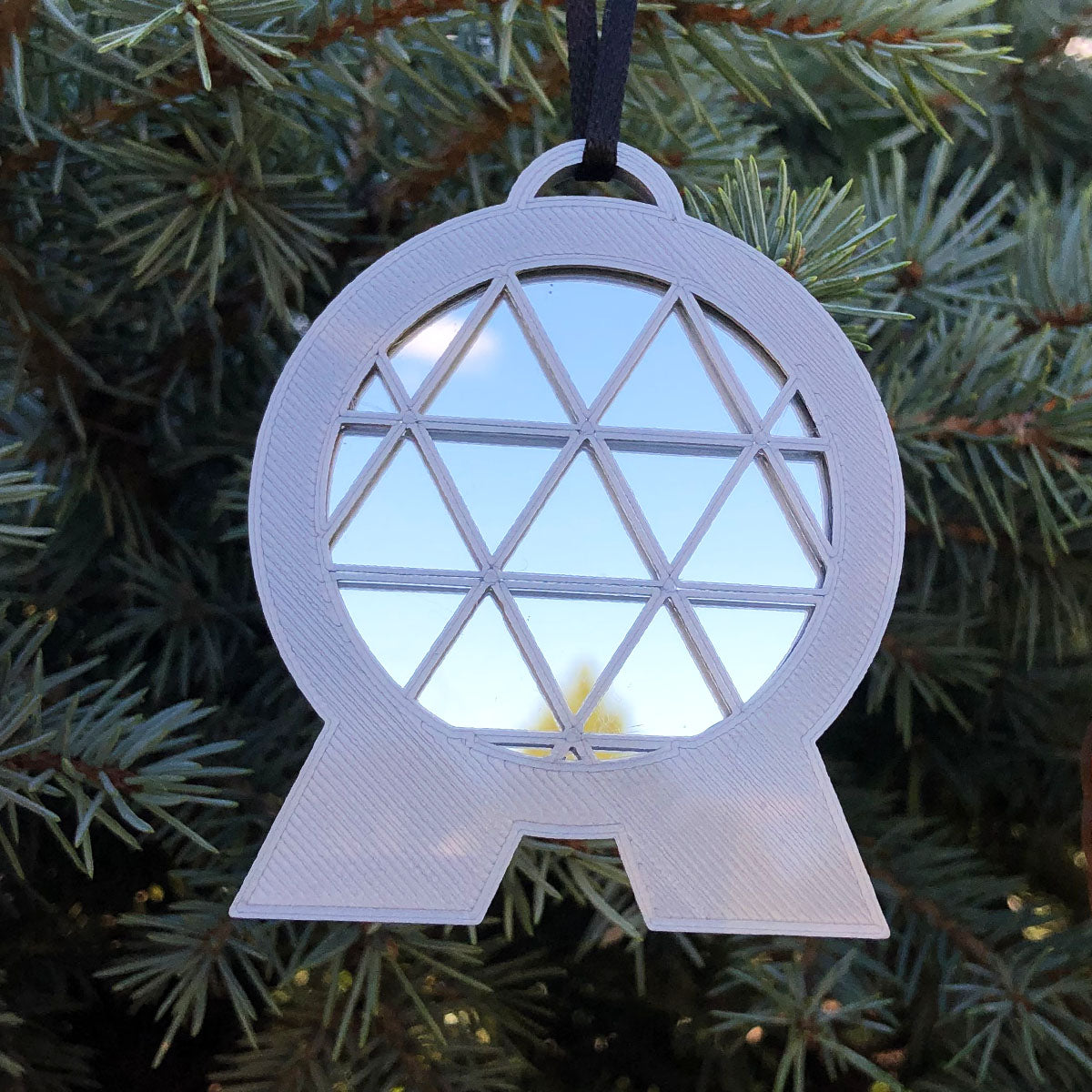 Park Icon Mirror Christmas Ornament